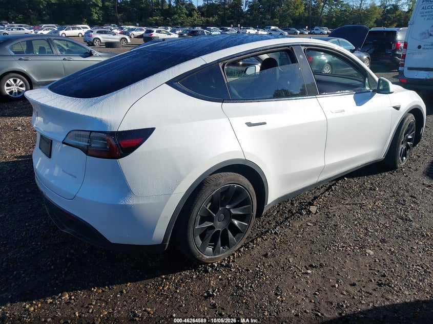 Vin: 5yjygaee5mf199451, lot: 46764668, tesla model y long range dual motor all-wheel drive 20214
