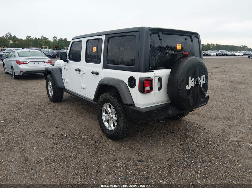 Vin: 1c4hjxdn3mw549466, lot: 46764671, jeep wrangler unlimited islander 4x4 20213