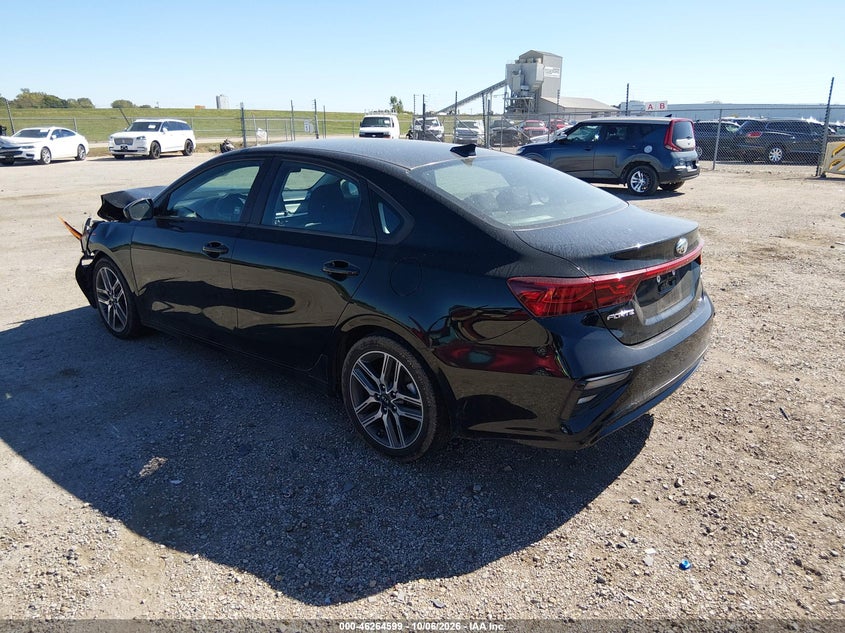 Vin: 3kpf34adxke033706, lot: 46764678, kia forte s 20193