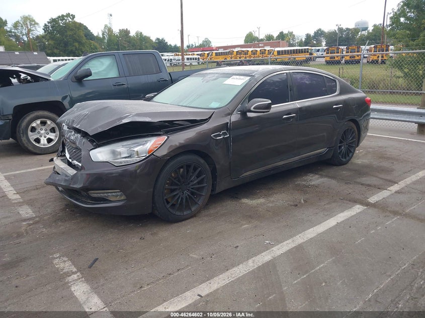 Vin: knalw4d41f6020020, lot: 46764681, kia k900 luxury 20152