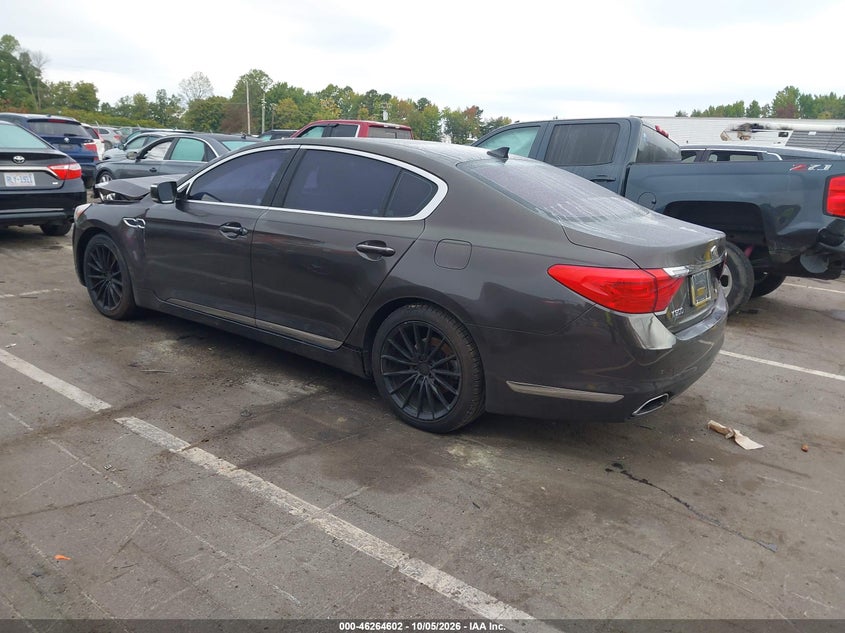 Vin: knalw4d41f6020020, lot: 46764681, kia k900 luxury 20153