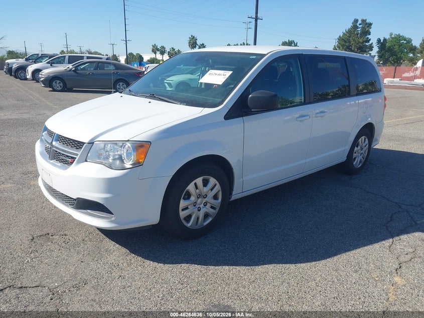 Vin: 2c4rdgbg2jr313010, lot: 46764715, dodge grand caravan se 20182