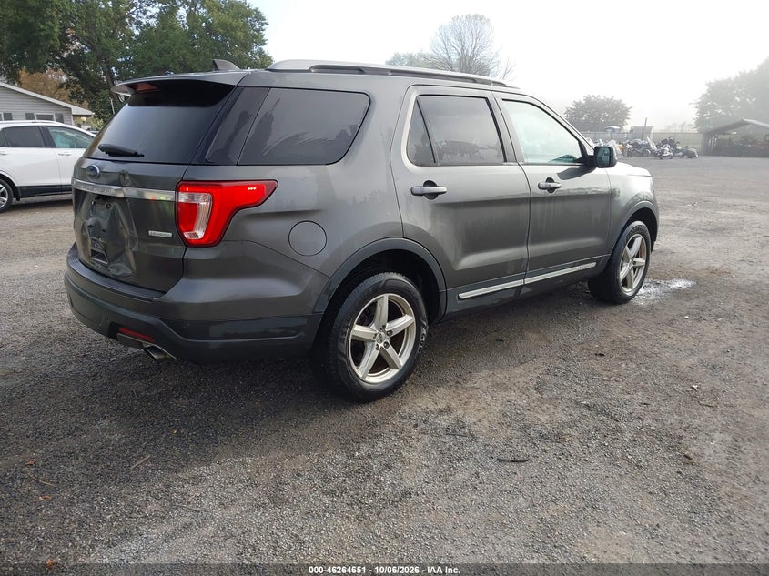 Vin: 1fm5k7dh5jga65407, lot: 46764730, ford explorer xlt 20184