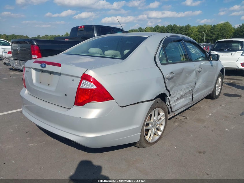 Vin: 3fahp0ga7ar426742, lot: 46764737, ford fusion s 20104