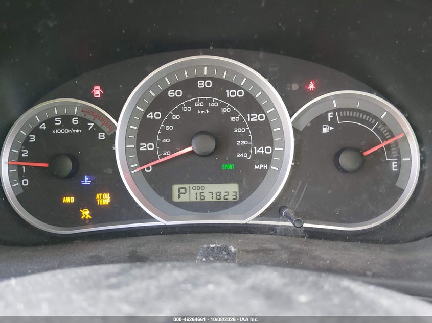 SUBARU IMPREZA OUTBACK SPORT 2009 VIN JF1GH63609H806936