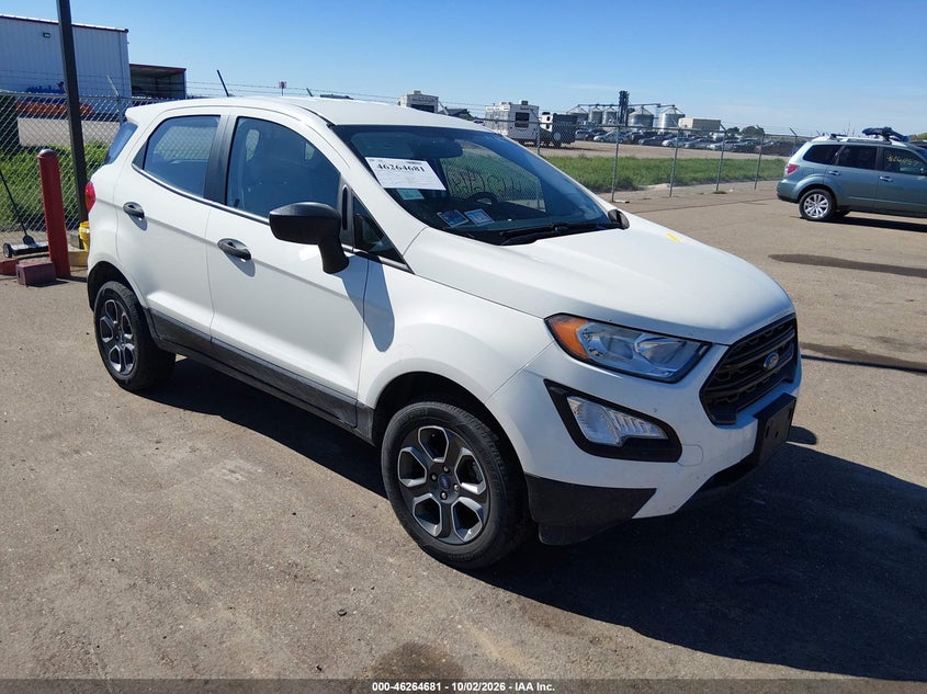 Vin: maj6s3fl3lc362730, lot: 46764760, ford ecosport s 20201