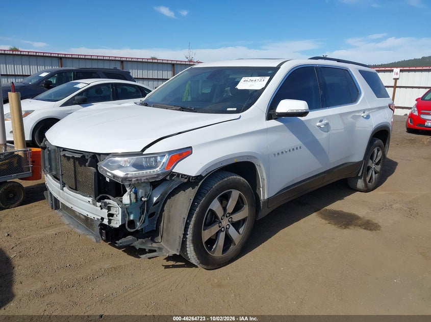 Vin: 1gnevhkw2lj135056, lot: 46764802, chevrolet traverse awd lt leather 20202