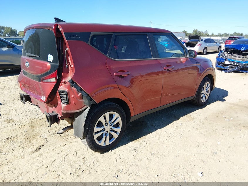 Vin: kndj23au3m7785449, lot: 46764803, kia soul lx 20214