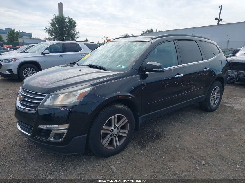 Vin: 1gnkvhkd7gj226427, lot: 46764808, chevrolet traverse 2lt 20162