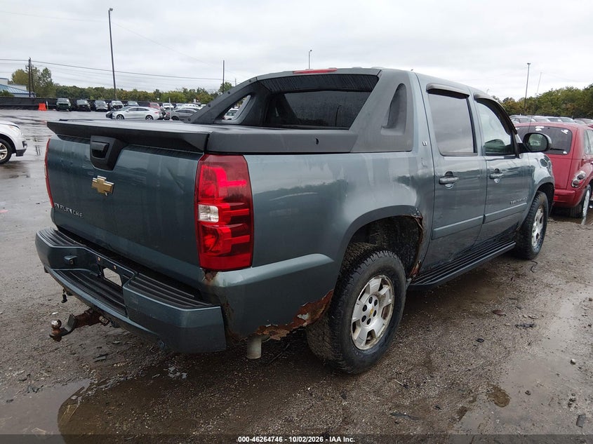 CHEVROLET AVALANCHE 1500 2008 VIN 3GNEC12J08G150696