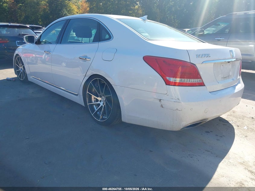 Vin: kmhgh4jh3fu091734, lot: 46764834, hyundai equus signature 20153