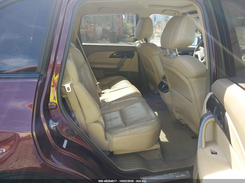 ACURA MDX 2008 VIN 2HNYD28328H504407