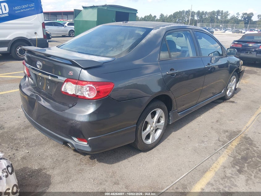 Vin: 2t1bu4ee0bc604567, lot: 46764960, toyota corolla s 20114