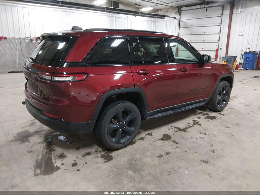 Vin: 1c4rjhbg5pc504114, lot: 46764973, jeep grand cherokee limited 4x4 20234