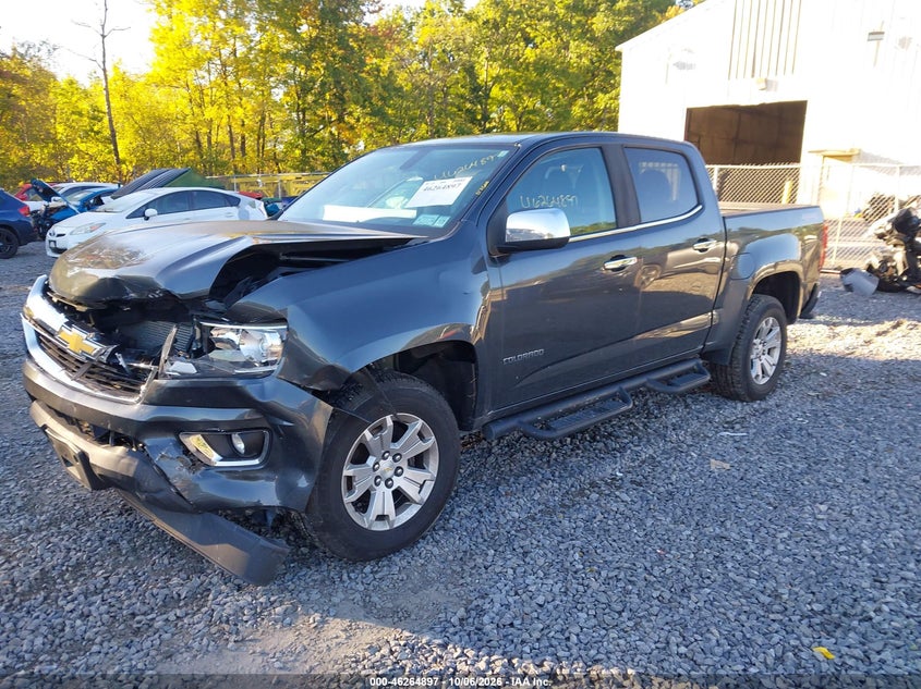2017 Chevrolet Colorado Lt, Удар спереди, IAAI, VIN 1GCGTCENXH1226953 — фото 2