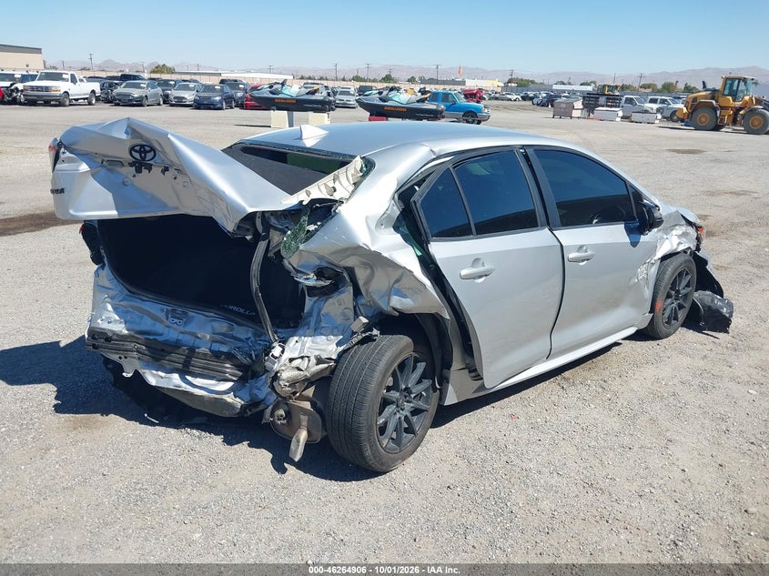 Vin: jtdeprae7lj061683, lot: 46764985, toyota corolla le 20204