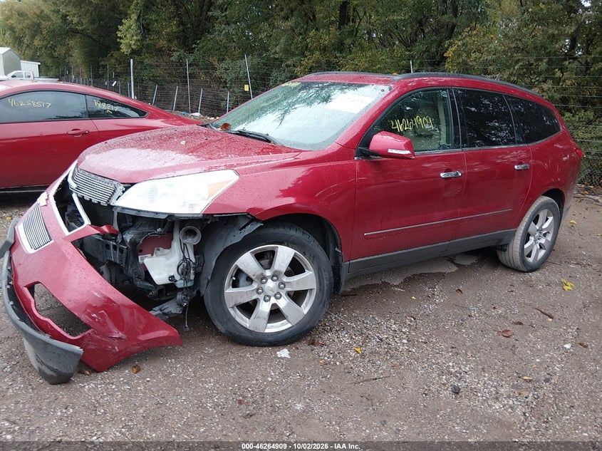 Vin: 1gnkvled6cj303233, lot: 46764988, chevrolet traverse ltz 20122