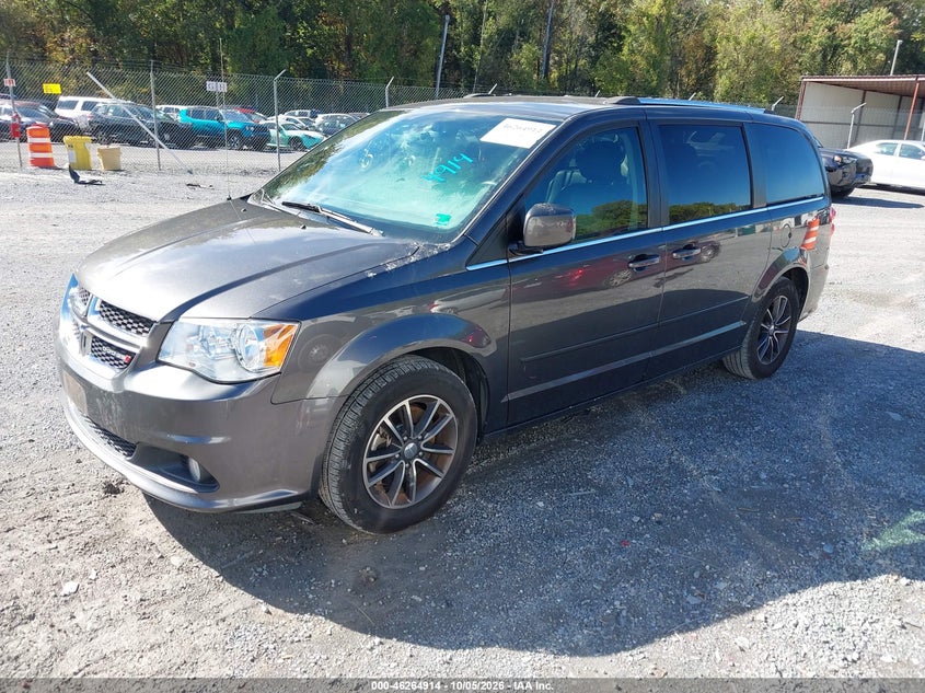 Vin: 2c4rdgcg7hr707238, lot: 46764993, dodge grand caravan sxt 20172