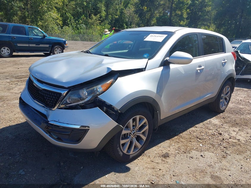 Vin: kndpb3ac6g7808910, lot: 46765024, kia sportage lx 20162
