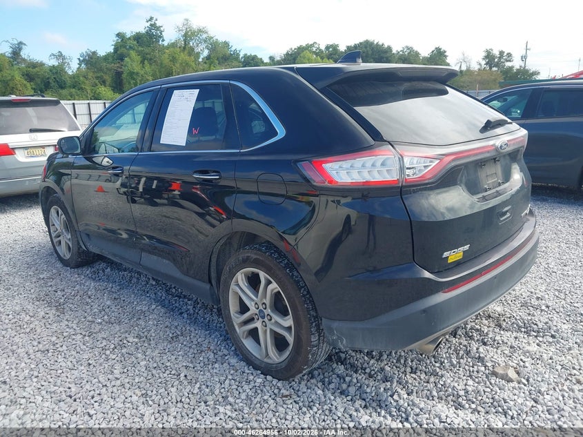 Vin: 2fmpk3k92jbb74234, lot: 46765035, ford edge titanium 20183