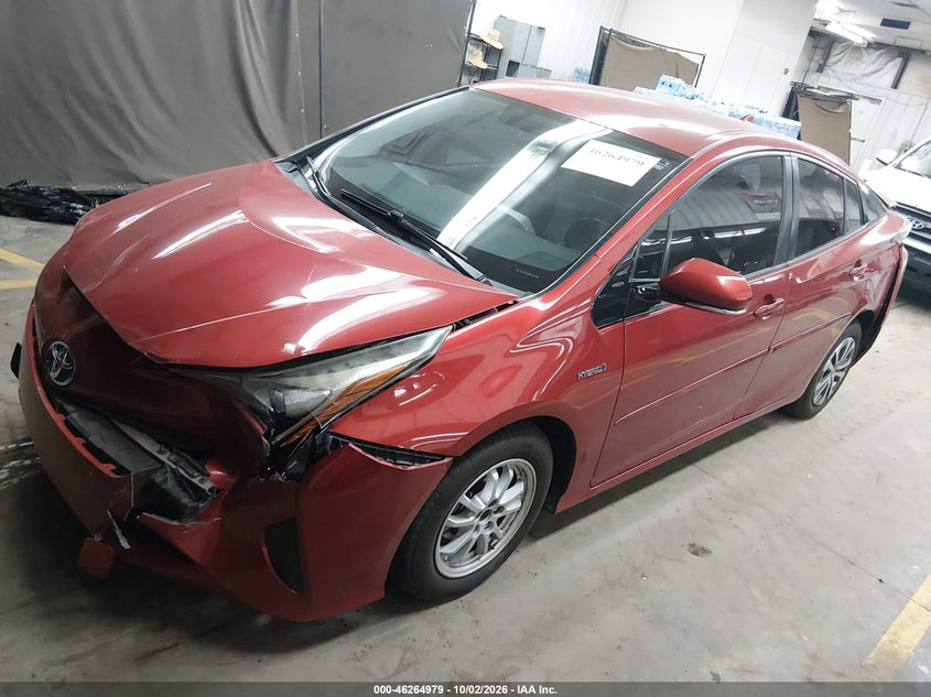 Vin: jtdkarfu8g3520234, lot: 46765060, toyota prius three 20162