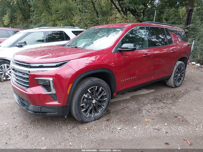 Vin: 1gnergks6tj270827, lot: 46765069, chevrolet traverse fwd lt 20262