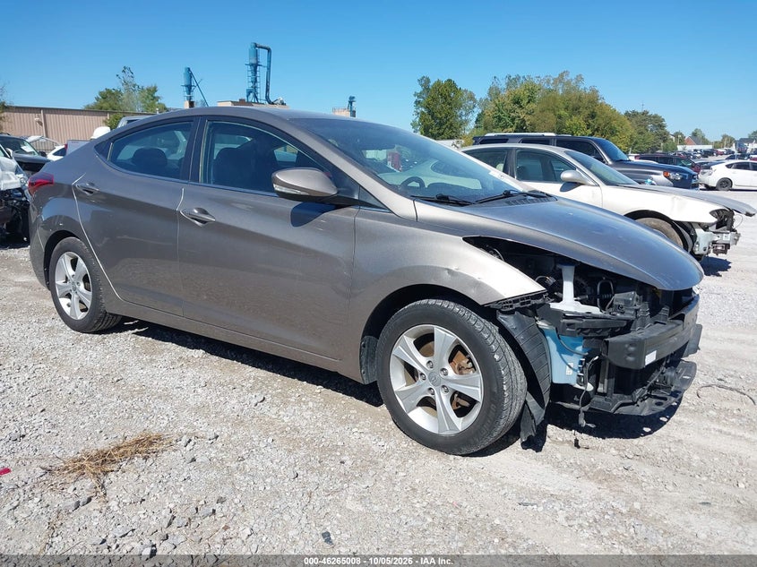 Vin: 5npdh4ae2gh767177, lot: 46765087, hyundai elantra value edition 20161
