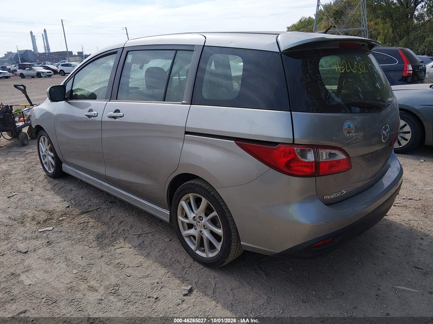 Vin: jm1cw2dl2c0142141, lot: 46765106, mazda mazda5 grand touring 20123