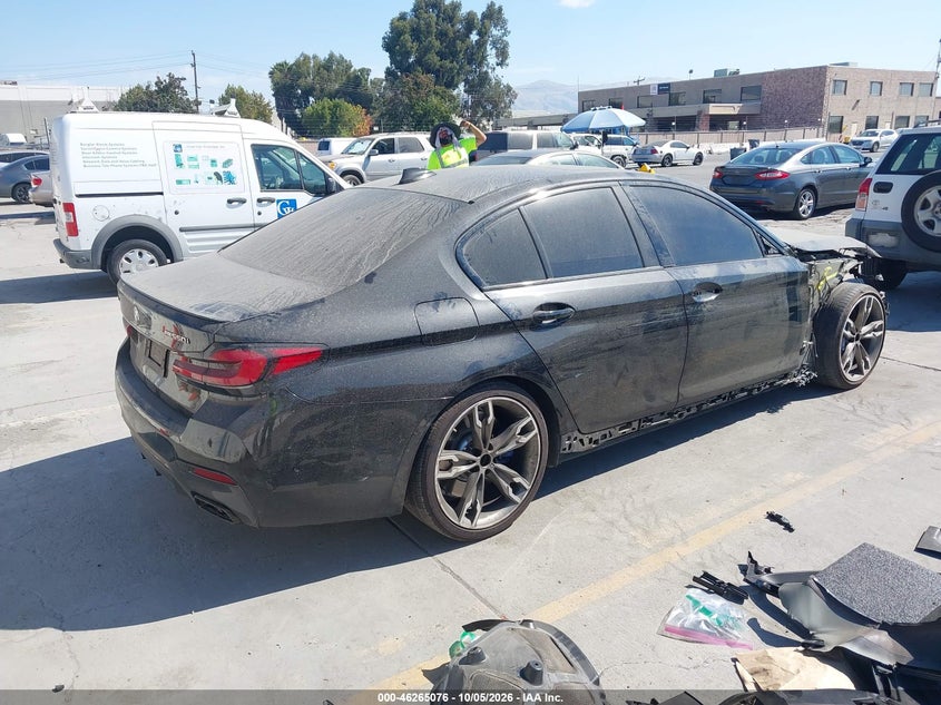 Vin: wba13bk07mcf84857, lot: 46765154, bmw m550i xdrive 20214