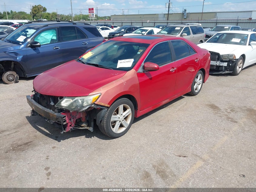 Vin: 4t1bf1fk9cu531969, lot: 46765161, toyota camry se 20122
