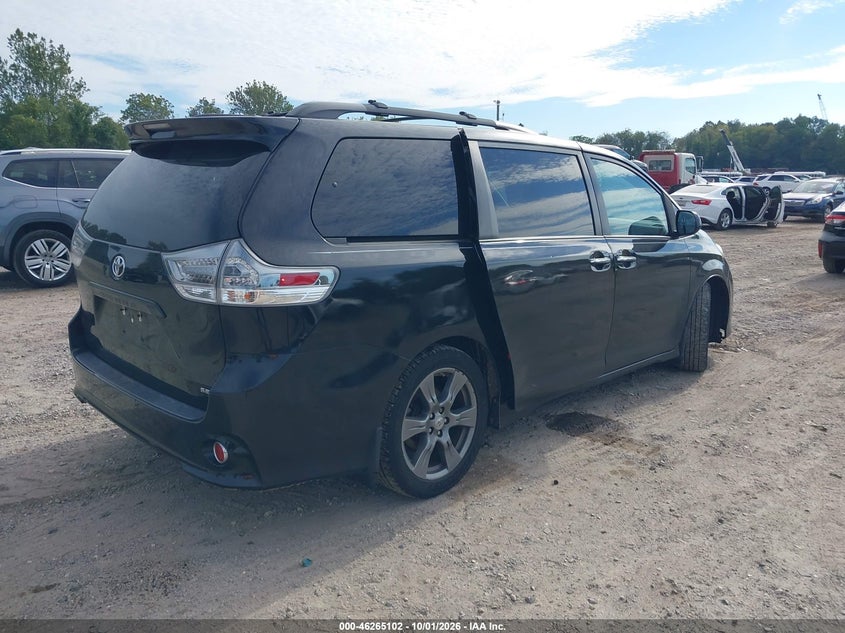 Vin: 5tdxz3dc8hs883414, lot: 46765181, toyota sienna se premium 8 passenger 20174