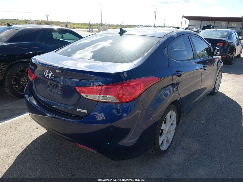 Vin: 5npdh4aexch102621, lot: 46765213, hyundai elantra limited 20124