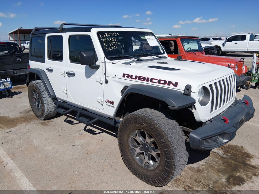 Vin: 1c4hjxfgxjw160494, lot: 46765230, jeep wrangler unlimited rubicon 4x4 2018 img_1