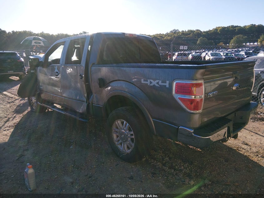 Vin: 1ftfw1et7cfb62615, lot: 46765240, ford f-150 lariat 20123