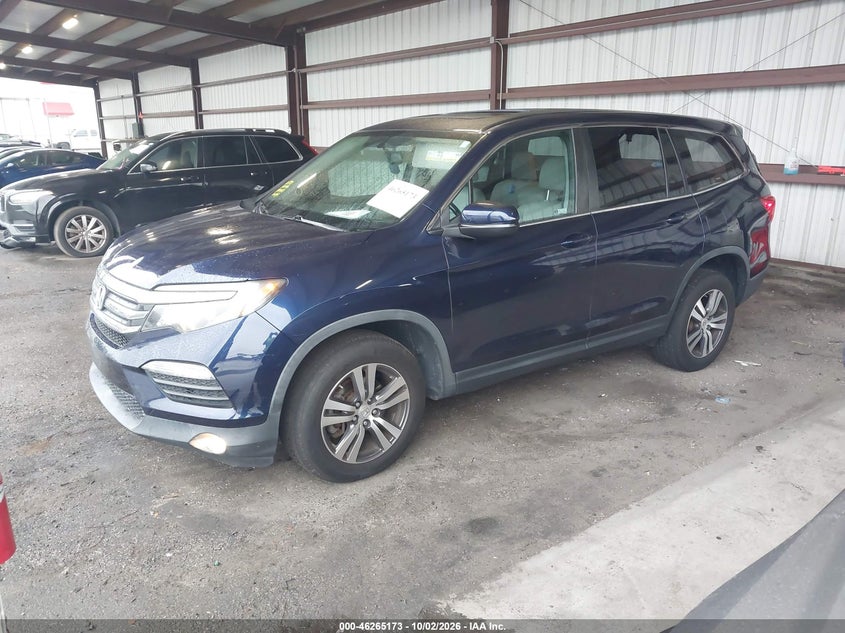 Vin: 5fnyf6h59jb036227, lot: 46765252, honda pilot ex-l 20182