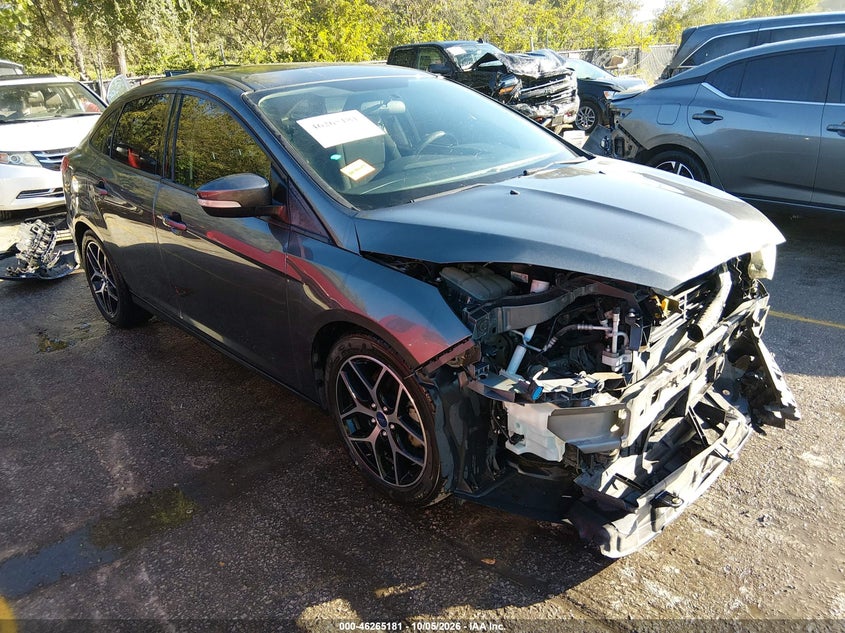 Vin: 1fadp3h20hl202406, lot: 46765260, ford focus sel 20171