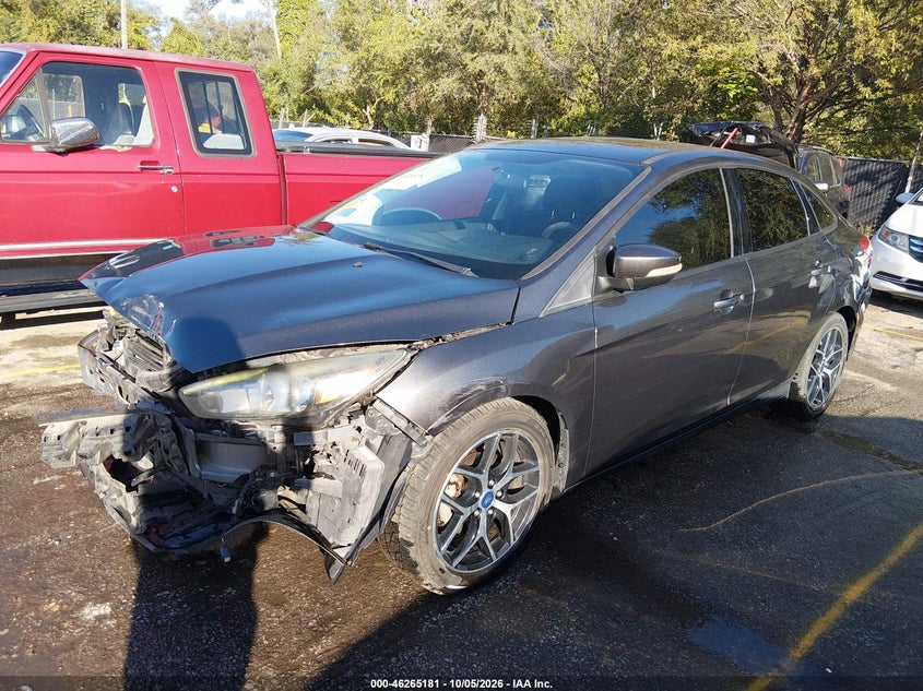 Vin: 1fadp3h20hl202406, lot: 46765260, ford focus sel 20172