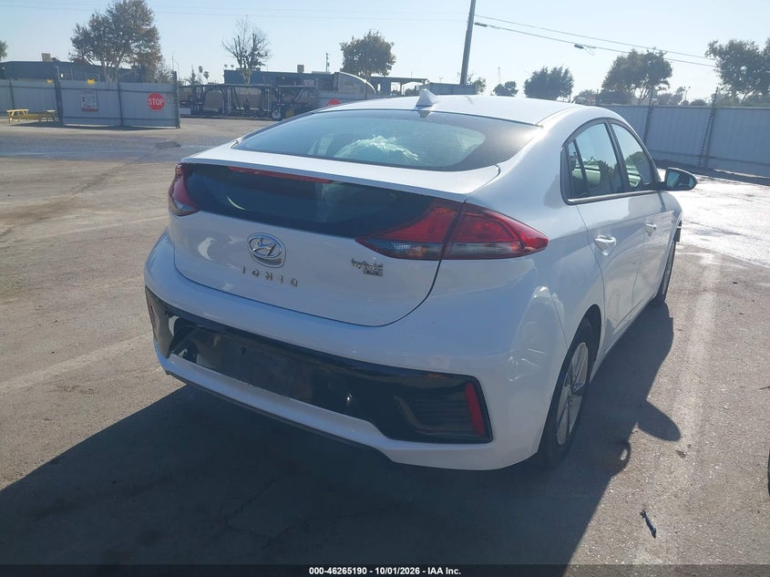 Vin: kmhc65lc1ku131380, lot: 46765269, hyundai ioniq hybrid blue 20194