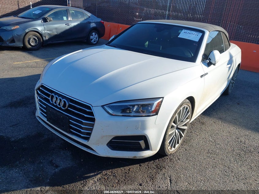 Vin: wauyngf50jn001893, lot: 46765301, audi a5 2.0t premium 20182