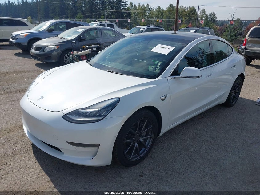 Vin: 5yj3e1eb2lf650730, lot: 46765315, tesla model 3 long range dual motor all-wheel drive 20202