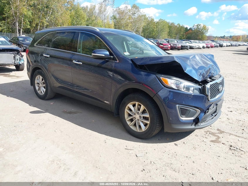 Vin: 5xypgda3xgg096802, lot: 46765372, kia sorento 2.4l lx 20161