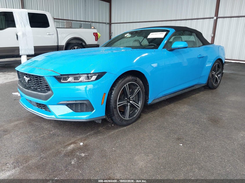 Vin: 1fagp8uh4r5130975, lot: 46765387, ford mustang ecoboost premium 20242
