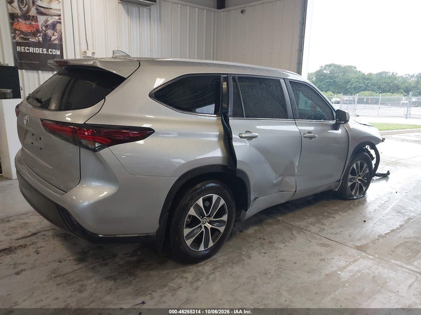 Vin: 5tdkdrahxrs050226, lot: 46765393, toyota highlander xle 20244
