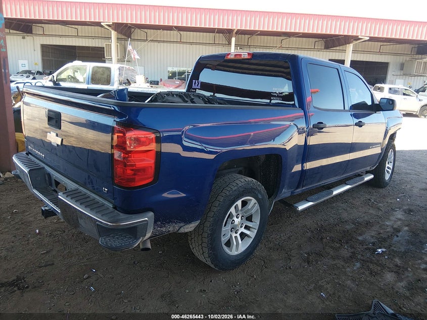 Vin: 3gcpcrec5eg126466, lot: 46765522, chevrolet silverado 1500 lt 20144