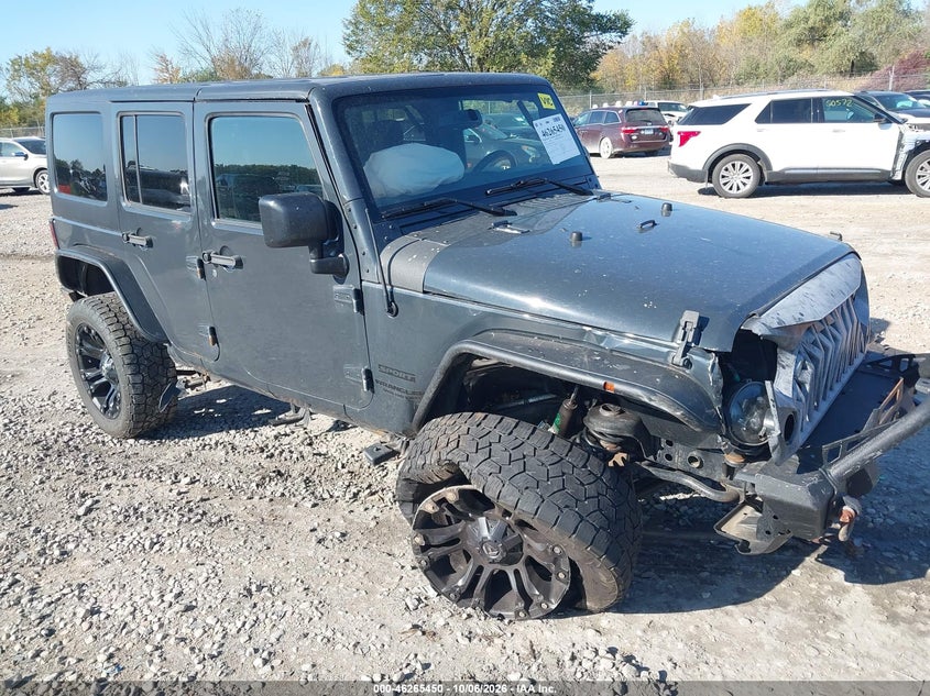 Vin: 1c4bjwdg0gl259256, lot: 46765529, jeep wrangler unlimited sport 20161