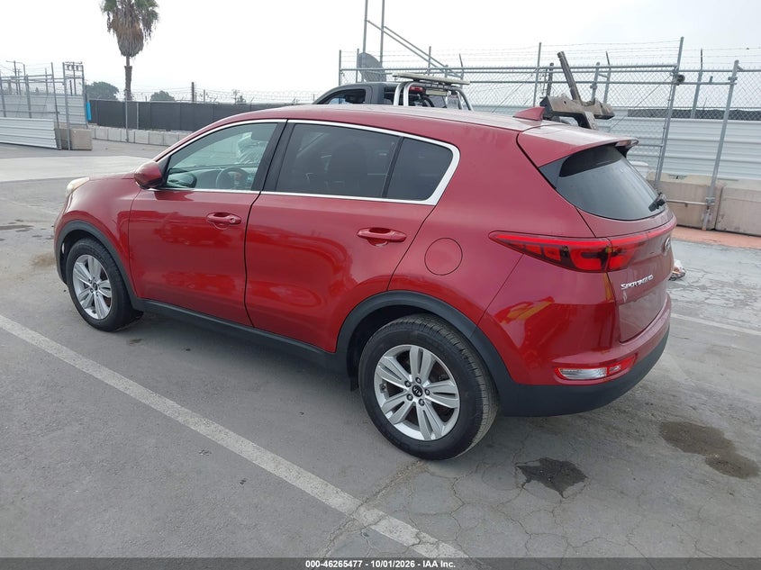 Vin: kndpm3ac9j7336980, lot: 46765556, kia sportage lx 20183