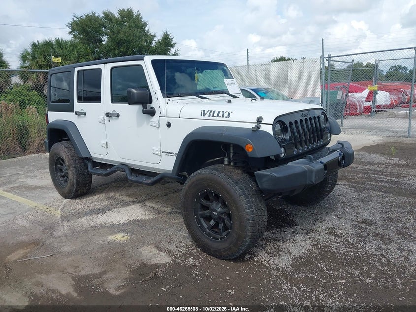 Vin: 1c4bjwdg0hl653101, lot: 46765587, jeep wrangler unlimited willy wheeler 4x4 20171