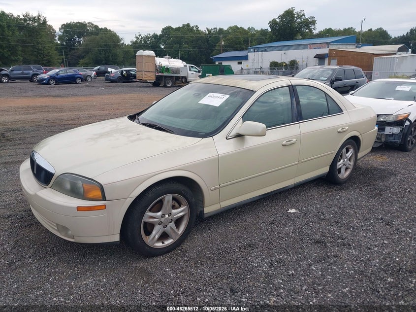 LINCOLN LS 2001 VIN 1LNHM87A81Y631503