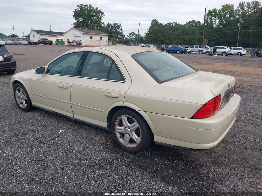 LINCOLN LS 2001 VIN 1LNHM87A81Y631503