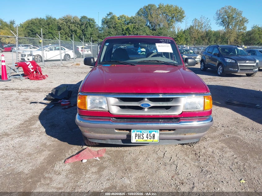 FORD RANGER 1996 VIN 1FTCR14U3TPA60601